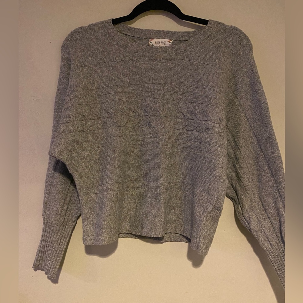 Grey Knit Sweater